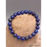 Bracelet mala tibétain en lapis lazuli Bracelet mala tibétain en lapis lazuli