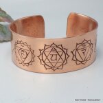 Bracelet tibtain manchette 7 chakras