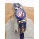 Bracelet tibtain om et mantra couleur lapis lazuli bleu
