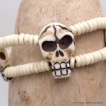Bracelet tibtain tte de mort
