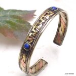 Bracelet tibtain tress mantra de chenrezi