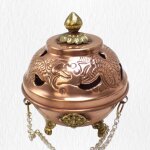 Brleur d'encens tibtain encensoir boule petit modle