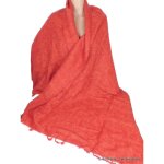 Chle laine de yach rouge orange