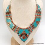 Collier tibetain femme