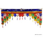 Dessus de porte motif bouddhiste