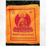 Drapeaux tibtains bouddha sakyamouni