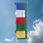 Drapeau tibtain vertical 6. 4 metres