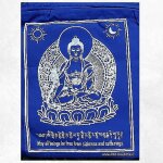 Drapeaux tibtains voeux de refuge