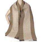 Echarpe pour homme beige caf