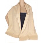 Echarpe homme laine cachemire beige dor