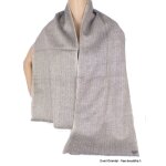 Echarpe homme laine cachemire zigzag