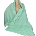 Etole femme chle npalais laine de yack vert jaune