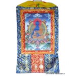 Grand tangka bouddhiste bouddha de mdecine 105 cm