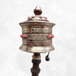 Gros moulin  prires tibtain 33 cm rouge