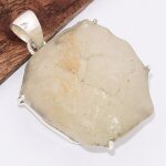 Trs gros pendentif en vritable verre libyque