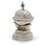 Kapala tibtain plaqu argent 14 cm