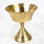 Lampe  beurre tibtaine 8 cm socle cercles