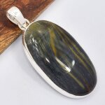 Long pendentif oeil de faucon