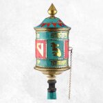 Moulin  prires bouddhiste mantra de chenrezi 30 cm