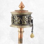 Moulin  prires original manche bambou 25 cm