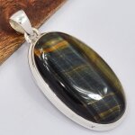Pendentif argent oeil de faucon