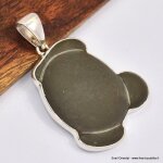 Pendentif argent pierre des fes