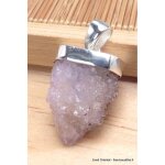 Pendentif argent quartz spirit - bw