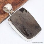 Pendentif argent shungite elite rectangulaire