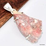 Pendentif cristal de cinabre brut
