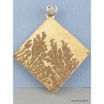 Pendentif psilomelane losange Pendentif psilomelane losange