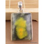 Pendentif jaspe bourdon jaune noir