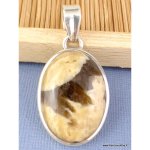 Pendentif oval en jaspe graphic Pendentif oval en jaspe graphic