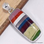 Pendentif surfite snowboard rectangulaire