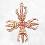 Pendentif tibtain double dorje