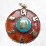 Pendentif tibtain rversible symbole om