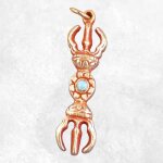 Pendentif tibtain vajra dorje