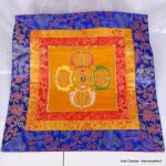 Petite nappe bouddhiste pour autel Petite nappe bouddhiste pour autel