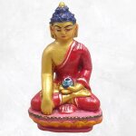 Petite statuette en terre bouddha sakyamouni 10 cm