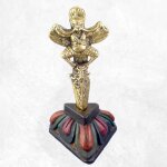 Phurba dague tibétaine sur socle Phurba dague tibétaine sur socle