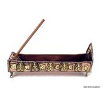Porte encens tibtain orn de signes auspicieux
