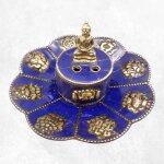 Porte encens tibtain serti de lapis lazuli