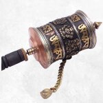 Rouleau de prires tibtain 30 cm