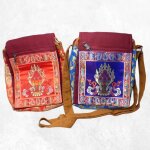 Sac tibtain  bandoulire pais rouge