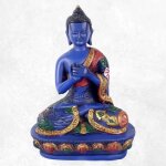 Statuette bouddha de mdecine 14 cm