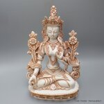 Statuette bouddhiste tara blanche 15 cm