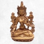 Statuette bouddhiste tara blanche 20 cm
