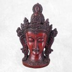 Statuette en rsine divinit tara verte