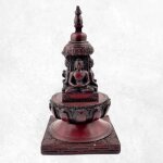 Stupa bouddhiste en rsine 15 cm
