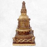 Stupa bouddhiste en rsine naturelle