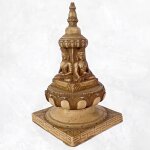 Stupa tibtain portatif en rsine naturelle